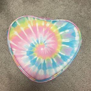 Tie dye Stoney clover heart pouch